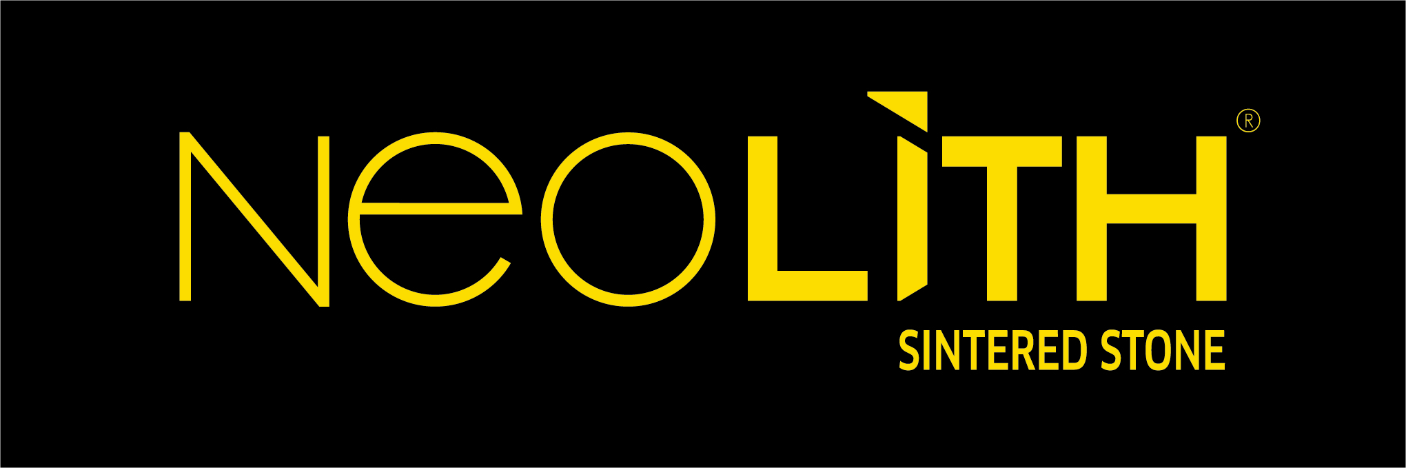 LOGO NEOLITH SINTERED STONE FONDO NEGRO